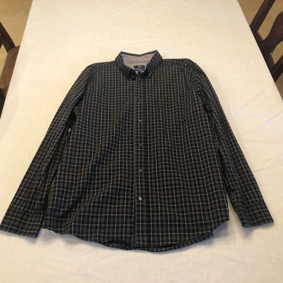 George Men's Classic Fit Long Sleeve Button-Down Shirt XL - Picture 3 of 9